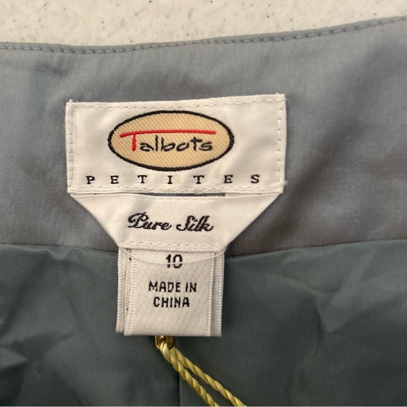 NWT Talbots Silk Pants Women’s 10P Dress Trousers Luxury New Retails $108 - Picture 8 of 15